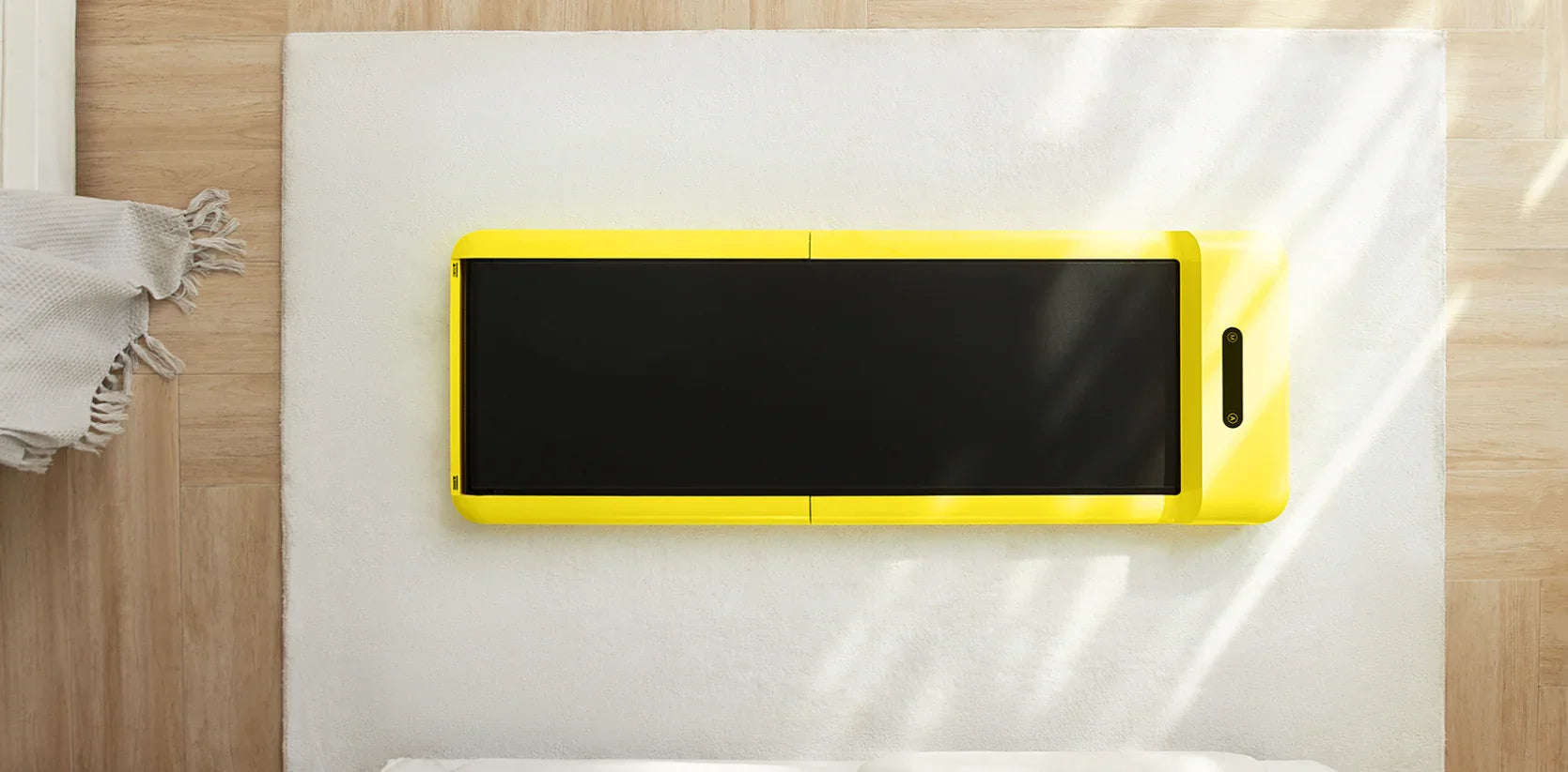 King Smith C2 Smart Foldable Walking Pad - Yellow - Tashqila King Smith C2 Smart Foldable Walking Pad - Yellow - Tashqila